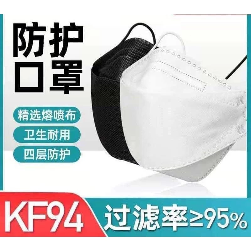 KF94 Korean 4-Layer Face Mask – 3D Shape, Ready To Ship